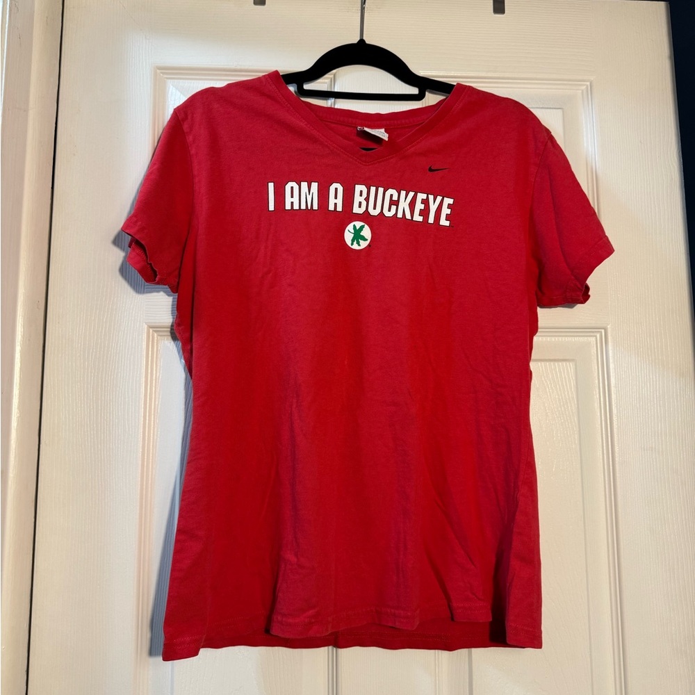 Nike Ohio State Buckeyes I Am A Buckeye Graphic Tee Red XL OSU
